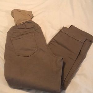 Khaki Maternity Jeans